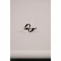 HANARU - A19 不規則流線戒指 1pc