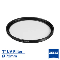 ZEISS 蔡司 Filter T* UV 72mm 多層鍍膜 保護鏡 正成公司貨