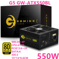 New Original PSU For Great Wall Rated 550W 650W 750W Peak 650W 750W 850W For G5 GW-ATX550BL G6 GW-ATX650BL G7 GW-ATX750BL