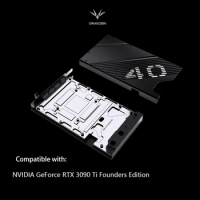 Granzon GPU Water Cooling Block , For NVIDIA GeForce RTX 3090Ti Founders Edition, Full Cover Copper,GBN-RTX3090TIFE