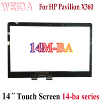 WEIDA Touch Digitizer Replacement For HP PAVILION X360 14M-BA 14-ba Series 14" Touch Screen Panel