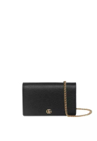 Gucci Gg Marmont Leather Mini 鏈條袋/斜揹袋