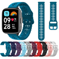 WatchBand For Xiaomi Redmi Watch 3 Active SmartWatch Strap Sport Silicone Replacement Wristband for Redmi Watch3 Active Bracelet