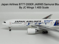 Japan Airlines B777-200ER JA8985 Samurai Blue 2014 By JC Wings 1:400