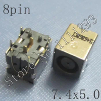 10pcs/lot 8-pin DC Power Jack Connector for Acer B75 Q77H2-AS B75H2-AS Q87H3-AS Dell S2415H S2715H HP etc All-in-One PC etc
