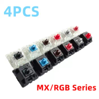 New 4PCS Original Cherry MX RGB Mechanical Keyboard Switch Black Red Blue Brown Silver Pink Axis Shaft Switch 3Pin Cherry Axis