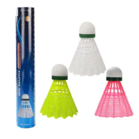 6/12Pcs Nylon Badminton Shuttlecocks with Great Stability Durability Indoor Outdoor Sports Training Shuttlecocks for Beginners