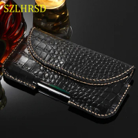 SZLHRSD Belt Clip Genuine Leather Waist Holder Flip Cover Pouch Case for Oukitel WP5000 K10000 K3 K5 K6 K7 K8 WP2 K10 U17 U18