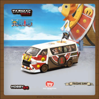 Tarmac Works 1:64 Model Car Hiace Widebody Alloy Bus One Piece Thousand Sunny Coating