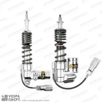 Shock Breaker Nui Racing Grey Silver Adjustable Preload Vespa Sprint Primavera 3v Iget Tabung Shockb