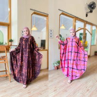 Kaftan Twill New Motif magohany dan Quinsha bg collection Muslim
