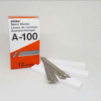 Refill mata pisau cutter kenko A-100/ isi cutter ukuran kecil