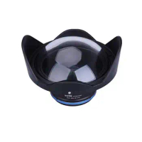 M67 67mm Weefine WFL01 Wide-Angle Lens Dome Port For Sony RX100 5 and Olympus E-M1 mark II Underwater Camer