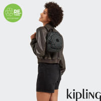 Kipling 立體K字母撞粉色休閒小後背包-NEW DELIA COMPACT