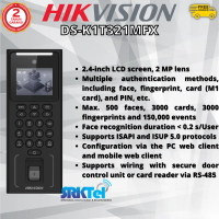 Hikvision DS-K1T321MFX Mesin Absen Face Access Fingerprint Mifare Card