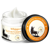 Beef Tallow for Skin 2.1 OZ - Suitable for Sensitive Skin Grass Fed Tallow Deeply Nourishing for Fac