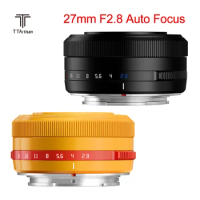 TTArtisan Auto Focus 27mm F2.8 Camera Lens for Nikon Z mount For Fujifilm XF Mount For Sony For XA7 XT30 XPRO XE4 XS10 Z50 ZFC