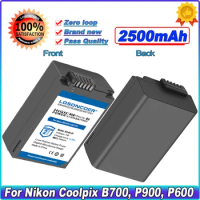 LOSONCOER 2500mAh EN-EL25 ENEL25 Battery For Nikon Z50 ZFC Z 50 Z FC MH-32 Camera