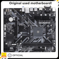 For B450 B450M S2H Motherboard Socket AM4 For AMD B450 DDR4 USB3.0 SATA3 Original Desktop Mainboard Used Mainboard