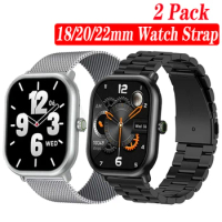18/20/22mm Metal Strap For Zeblaze GTS 3 Pro /Plus Smart Watch Accesorios Bracelet For Zeblaze GTR 3 Pro /Vibe 7 Lite/Pro Strap