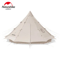 Naturehike Brighten 12.3 Cotton Pyramid Tent Indian Outdoor Multi person Thicked Camping Tent