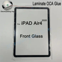 Outer Lcd Screen Panel Repair For Apple iPad Air 4 10.9 2020 Display Front Glass+OCA Glue A2324 A2072 A2316 External Eplacement