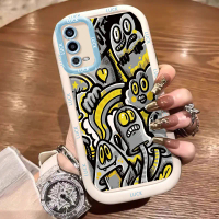Casing Hp untuk OPPO A55 4G Case Casing HP hantu kartun pola bubble shell ponsel shell Kasing Siliko