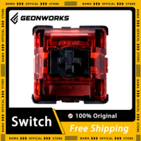 Geonworks Raptor HE Magnetic Switch Electromagnetic Trigger Linear Switch Wooting 60 HE 42g 10/70 Pcs Pc Gamer Accessories Gifts