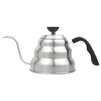 1L Stainless Steel Cloud Hand Brewing Pot Coffee Pot Stainless Steel Goose Neck Long Mouth Hand Dripping Pot Teapot