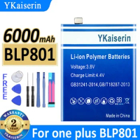 YKaiserin BLP801 Replacement Battery For OPPO Oneplus 8T 9R One Plus 9R 8T 4500mAh Cell Phone Batterie + Tools Warranty
