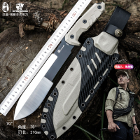漢道雇傭兵系列觀察手農用刀dc53高硬度鋒利開刃雙色K鞘砍樹砍柴