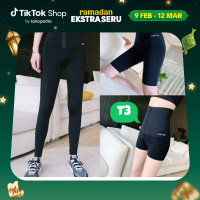 [VIMISU]Celana korset wanita hitam bahan halus T3 T5 T9 Lembut Panjang Legging Pendek