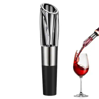 Wine Decanter Stainless Steel Liquor Bottle Pourers Wine Filter Air Intake Bottle Pourer Aerator Bottle Stopper Home &amp; Bar Tools