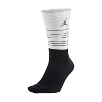Nike 襪子 Jordan 13 Crew 黑 白 喬丹 條紋 長襪 中筒襪 運動 SX6077-010