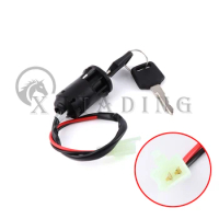 Universal Ignition Key Switch Universal 2 Wires Ignition Keys Start Switch Lock for ATV Go Kart Karting Scooter Motorcycle