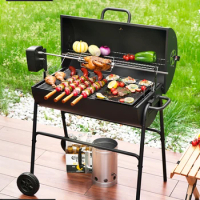 Home Courtyard Charcoal Oven Villa Barbecue Grill Outdoor Oven Shelf Charcoal Stove Bbq Table Portable Grill Charcoal Grill