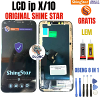 LCD ipHOne X / 10 ORIGINAL SHINE STAR GRATIS LEM DAN OBENG