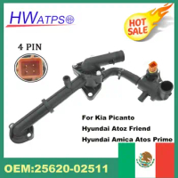 25620-02511 Coolant Thermostat Water Fits Hyundai Atos Prime Santro Xing Amica Friend Kia Picanto SA 1.1 2562002511 V52990021