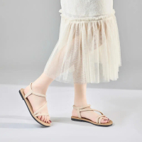 Giày Sandal Nữ MWC E182 - Sandal Nữ Xỏ Ngón Quai Chun Co Giãn Tiện Lợi Thời Trang