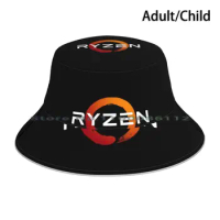 Amd Ryzen Bucket Hat Sun Cap Amd Intel Nvidia Java Gamer Gaming Pc Rig Computer Ryzen 7 Threadripper Vega Graphics Radeon