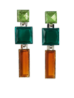 Pieces Long Earrings 16Z16VC Green Size U