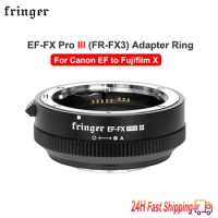 Fringer EF-FX Pro III Auto Focus Camera Smart Adapter Ring For Canon EF lens to Fuji X Cameras X-Pro 1 X-T3 X-A1 X-A3 X-A5 X-A7