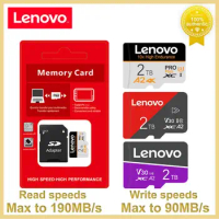 Lenovo 2TB Micro TF SD Card 1TB 512GB 256GB Class10 High Speed Flash Memory Card 128GB cartao de memoria for Laptop/Smartphone