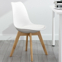 【免運】可開發票 北歐餐椅家用靠背餐桌椅實木椅子伊姆斯椅簡約現代餐桌凳餐凳