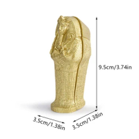 Ancient Egyptian Egypt With Mummy Figurine Resin Craft Art Decor Collectible Home Decor Miniature Craft Collectibles