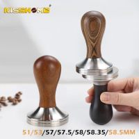 Coffee Tamper 51mm 53mm 58mm For Delonghi Breville Sage Portafilter Stainless Steel Barista Accessories Espresso Maker Tools