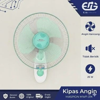 Kipas Angin Dinding Maspion MWF-31 K / Wall Fan Maspion MWF31K (12 Inch)