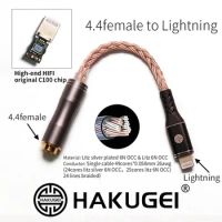 HAKUGEI .Frey. DAC Cable Adapter &amp; cable convert. hifi. Lightning To 3.5mm Female. TYPE C To 4.4mm female TYPE C to 2.5 female