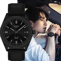 【TISSOT 天梭】PRC 100系列 Solar太陽能腕錶 男錶 手錶-39mm 黑色(T1514223605100)