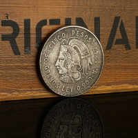 墨西哥鷹洋銀元 1947年墨西哥5比索銀幣銀圓古玩錢幣外國銀元收藏